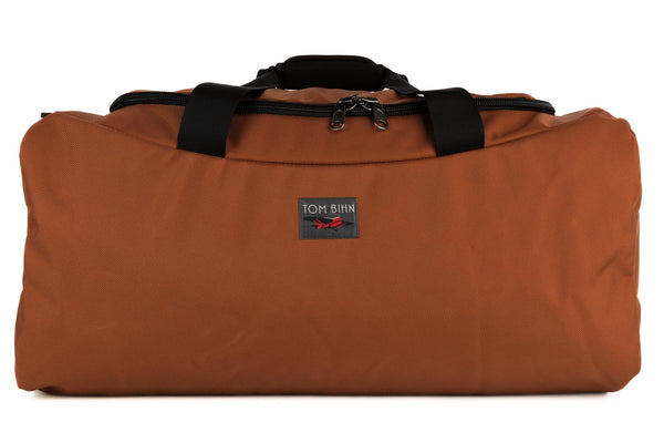 A Large Yeoman Duffel in Burnt Orange 1050 Ballistic.